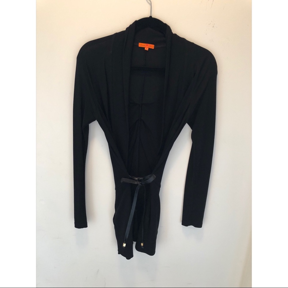 MICHELLE JONAS belted lightweight jacket